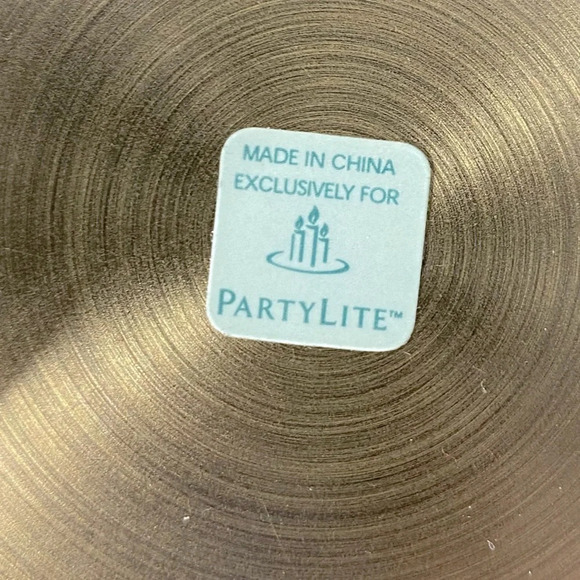 Vintage Party Lite Metal Candle Base Candle Holder Grapevine - Picture 9 of 11